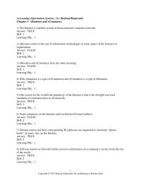 Accounting Chapter 03 1 Web commerce is a type of eCommerce and eCommerce is a type of eBusiness