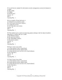 Accounting Chapter 05 2 A well-known standard for information security management systems development is