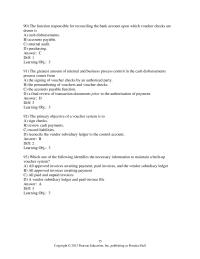 Accounting Chapter 09 2 Has Responsibility For Distributing Employee Payroll Checks Maintains Clock Cards And Reconciles