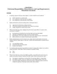 Chapter 5 1 No Because Students Achievement Should Assessed Independently