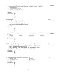 Chapter 1 2 Which one of the following is an example of a normative statement