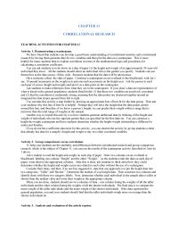 Chapter 11 1 High Values Correlation Coefficient Indicate That The