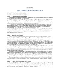 Chapter 13 1 All The Above Case Study Research Aims