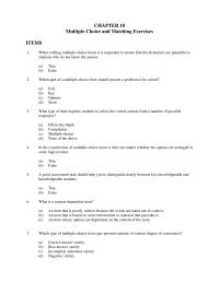 Chapter 10 1 All Options Are Incorrect Except One All