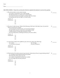 Chapter 4 1 A price floor set below the equilibrium price will cause which of the following