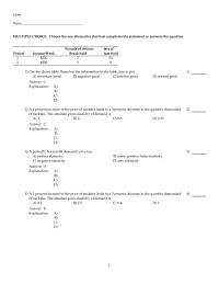 Chapter 19 1 The range to the right of the midpoint on a linear demand curve is