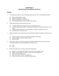 Chapter 17 1 Percent Correct Clusters Items Assessing The Learning