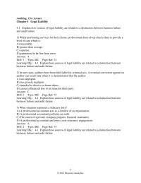 Finance Chapter 4 1 you issued an unqualified audit opinion on his financial statements