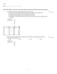 Chapter 24 1 A monopolist can earn economic profits in the long run because