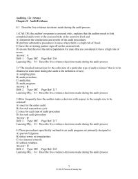 Finance Chapter 8 1 Those procedures specifically outlined in an audit program are primarily designed to&nbsp;