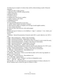 Finance Chapter 8 2&nbsp;Which of the following is the least persuasive type of evidence