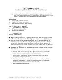 Full Feasibility Analysis Homework Feasible Unsure Feasible Suggestions For Improving Industry market