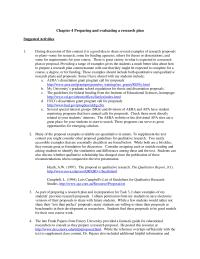 Chapter 4 Chapter 4&nbsp;One difference between quantitative and qualitative research plans is that&nbsp;