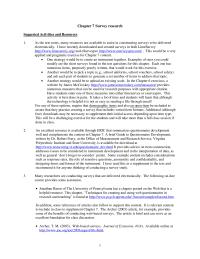 Chapter 7 Chapter 7 According to your text, one particular challenge of self-report studies is that