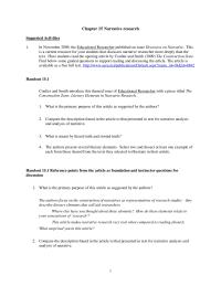 Chapter 15 Chapter 15 What is the primary purpose of this article as suggested by the authors