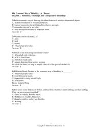 Economics Chapter 2 1 Which of the following constitutes wealth