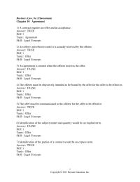 Business Law Chapter 10 1 Death Incompetency Either Party Terminates Option Contract d