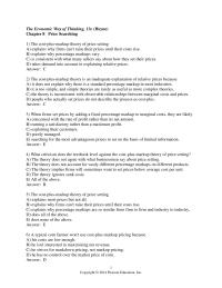 Economics Chapter 8 1 When Cannot Confine Price Reductions The New