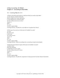 International Business Chapter 13 1 Which of the following situations would more likely not result in bad debts