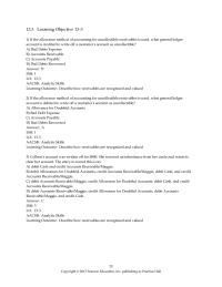 International Business Chapter 13 2 As the past due time increases for an account, the likelihood of collecting that account