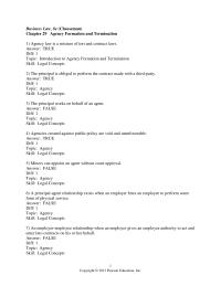 Business Law Chapter 29 1 Agency law is a mixture of tort and contract laws