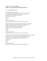 International Business Chapter 15 1 Under the perpetual system, the purchase of merchandise is recorded by a