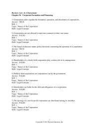 Business Law Chapter 36 1 The Corporation Can Engage Other Purposes or Activities a