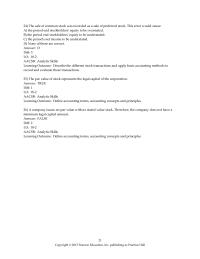 International Business Chapter 18 2 The sale of common stock was recorded as a sale of preferred stock
