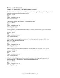 Business Law Chapter 43 1 Regulatory statutes can be termed as administrative laws