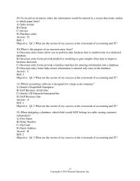 Accounting Chapter 1 2 which field belongs in a table containing customer information