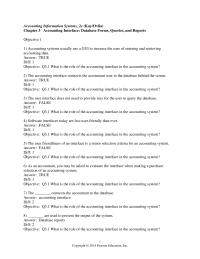 Accounting Chapter 3 1 The accounting interface connects the accountant user to the database behind the screen