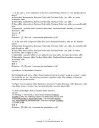 Accounting Chapter 5 2 Create a business process map organizer for the Spice House Purchase Order narrative