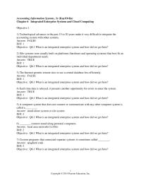 Accounting Chapter 6 1 The Internet permits remote sites to use a central database less efficiently