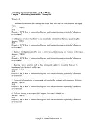 Accounting Chapter 7 1 &nbsp;Intelligence involves the ability to see meaningful interrelationships and glean insights