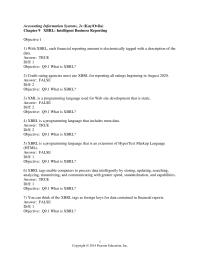Accounting Chapter 9 1 Which programming language is used for financial reporting around the globe