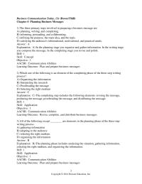 Chapter 4 1 The three primary steps involved in preparing a business message are