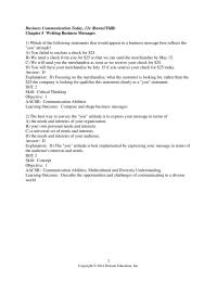 Chapter 5 1 Which of the following sentences contains the strongest and most effective wording