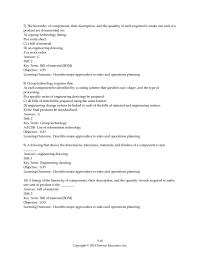 Management Chapter 5 2 An assembly drawing lists the operations necessary to produce the component