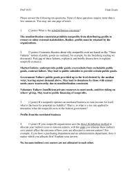 Chapter 13 1 The non distribution constraint prohibits nonprofits from distributing profits
