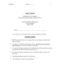 Chapter 16 1 PRINT your name clearly on every page of this exam and put your initials at the