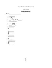 Stats answers
