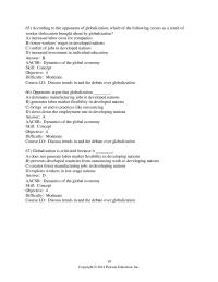 International Business Chapter 1 2 Critics of globalization say that global consumer-goods companies destroy