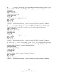 International Business Chapter 3 2 Which of the following does the secondary footprint measure
