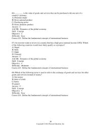 International Business Chapter 4 2 Which of the following is true about economic development of a nation