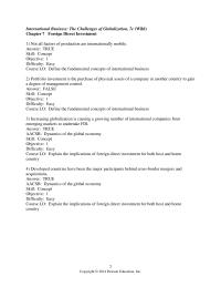 International Business Chapter 7 1 Trade barriers and specialized knowledge are examples of market imperfections