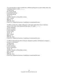 International Business Chapter 14 2 Which of the following would be most appropriate for its consumer product line