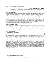 Investments & Securities Chapter 19 Homework Risk Factors Are Mentioned And The Composite