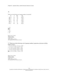 Chapter 7 2 36 Which One The Following Sets Quantum