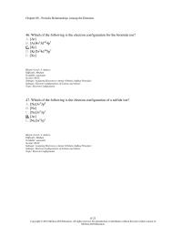 Chapter 8 2 46 Which The Following The Electron Configuration