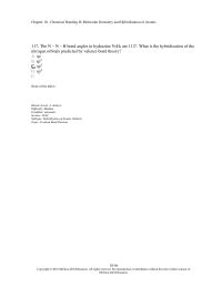 Chapter 10 4 117 &nbsp;what is the hybridization of each carbon atom?